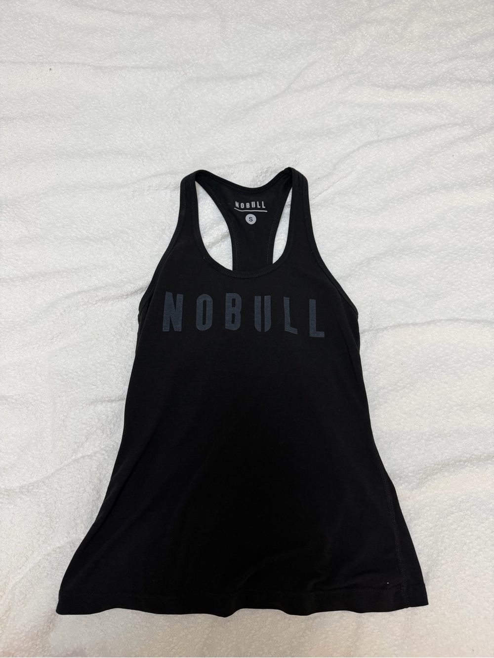 NOBULL Black Racerback Logo Tank